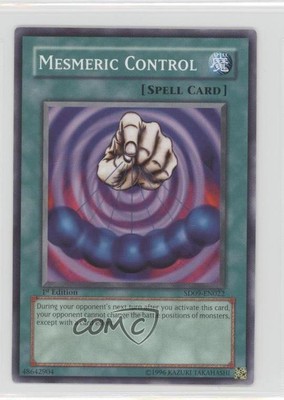 2006 Yu-Gi-Oh! Dinosaur's Rage Structure Deck 1st Edition Mesmeric Control gl9-image