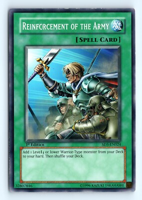 Yu-Gi-Uh Reinforcement of the Army SD5-EN024 Structure Deck Warrior's Triumph LP-image