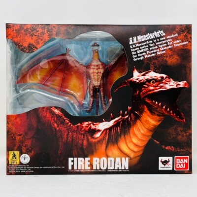 New S.H.Monsterarts Fire Rodan 4 Godzilla King Of Monsters Action Figure Japan-image
