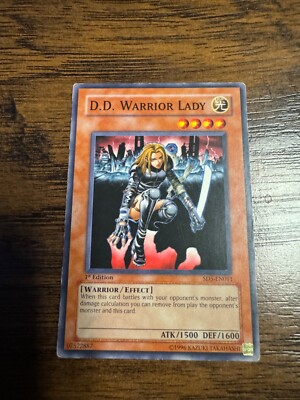 D.D. Warrior Lady SD5-EN011 Structure Deck: Warrior's Triumph 1st Edition-image
