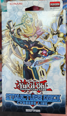 2017 YUGIOH 1ST ED CYBERSE LINK STRUCTURE DECK FACTORY SEALED NEW-image