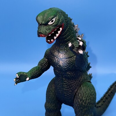 Vintage 1985 IMPERIAL TOHO GODZILLA Articulated Monsters Toy Action Figure 6”-image