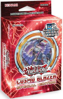 YUGIOH COSMO BLAZER SPECIAL (3 BOOSTER PACKS+PROMO) FACTORY SEALED NEW-image