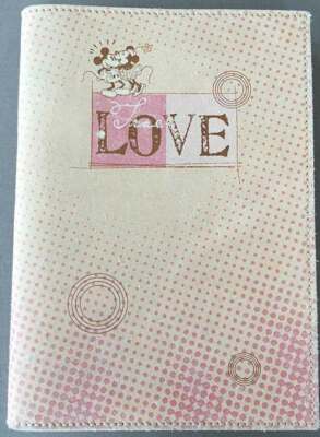 Mickey & Minnie Mouse True Love Leather-Bound Journal w/ lined pages - NEW- RARE-image