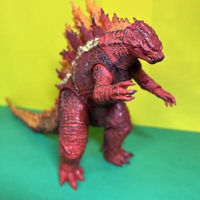 Godzilla King of the Monsters 2019 Neca Burning Form Fire Red 6” Action Figure-image