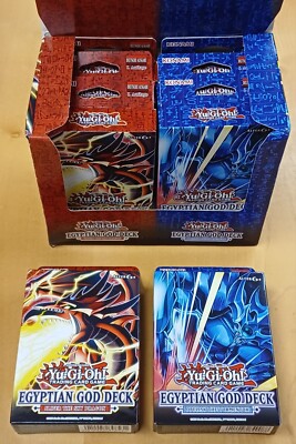 Structure Deck - Egyptian God Deck | German 1st NEW & Original Packaging Slifer Obelisk 2 Decks-image