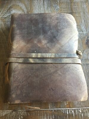 Leather Journal-Vintage With Bookmark 8