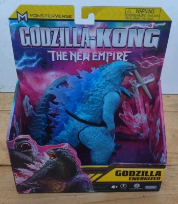 Godzilla x Kong New Empire 6” Blue GODZILLA ENERGIZED with Battle Drone, Action-image