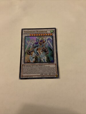 Stardust Warrior SDSE-EN040 Structure Deck: Synchron Extreme 1st Edition-image