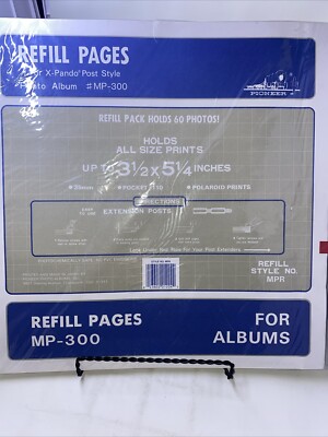 Pioneer photo album Refill Pages MP-300 NEW X-Pando Holds 60 Photos MPR-image