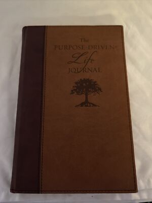 The Purpose Driven Life Deluxe Journal Leather Bound By Warren, Rick Brand New-image