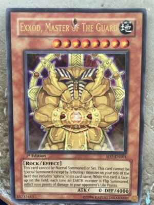 Yu-Gi-Oh! TCG Exxod, Master of the Guard Structure Deck SD7-EN001 1st Edition NM-image