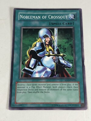 Yu-Gi-Oh! TCG Nobleman of Crossout Structure Deck SD2-EN016 1st Edition Common-image