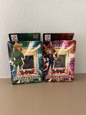 Vintage 1st Edition Yugioh Yugi and Joey Starter decks-image
