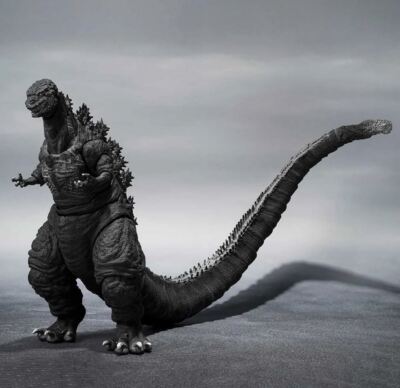 S.H. MonsterArts Godzilla [2016] The Fourth ORTHOchromatic Ver. Action Figure-image