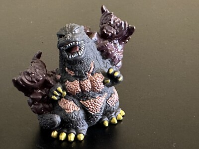 BANDAI SD GODZILLA VS. Destroyah  MINI FIGURE FINGER PUPPET KAIJU OH KURABU SET-image