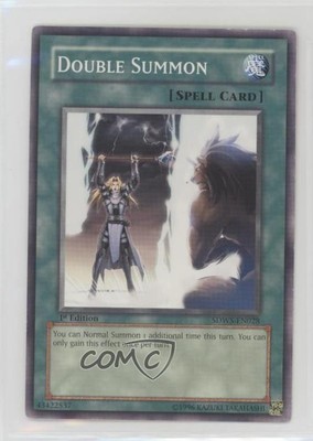 2009 Yu-Gi-Oh! Warriors' Strike Structure Deck 1st Edition Double Summon 0d94-image