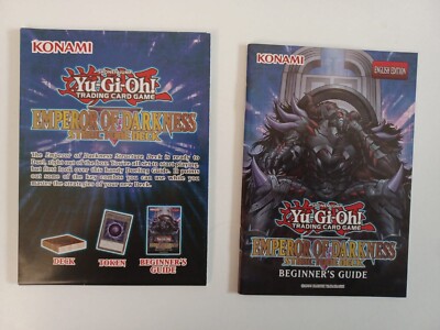 YU GI OH PAPER PLAYMAT, RULEBOOK FROM EMPEROR OF DARKNESS DECK STRUCTURE MONARCH-image