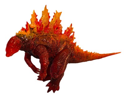 2019 Godzilla King of the Monster Burning Form Fire Red Action Figure Toy 7”X13”-image
