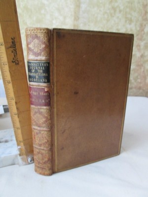 JOURNAL of TRANSACTIONS In SCOTLAND,Qu.Mary & Son Contest,1806,Bannatyne,1st Ed.-image