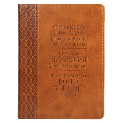 Christian Art Gifts Classic Handy-sized Journal Hope & a Future Jer. 29-image