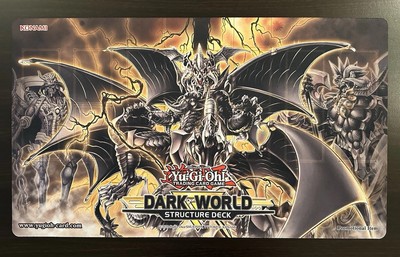 Yugioh Dark World Structure Deck Playmat Konami Official Grapha Reign-Beaux-image