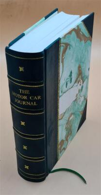 The Motor Car Journal. Volume 1 1900 [Leather Bound]-image