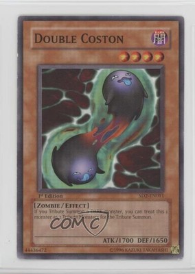 2005 Yu-Gi-Oh! Zombie Madness Structure Deck 1st Edition Double Coston 0ie5-image