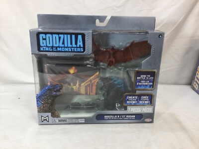 Jakks 2019 Godzilla King Of Monsters Godzilla & Rodan Battle Pack Figure Set NEW-image