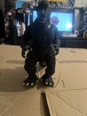 GODZILLA 2007 BANDAI TOHO 11” LARGE FIGURE Posable Missing Tail-image