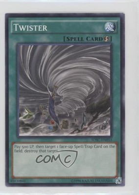 2009 Yu-Gi-Oh! Spellcasters' Command Structure Deck Twister #SDSC-EN033 0b3-image