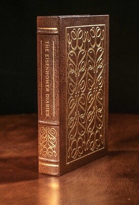 THE EISENHOWER DIARIES Memoirs  EASTON PRESS Collector's Edition VG-image