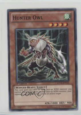 2011 Yu-Gi-Oh! Dragunity Legion Structure Deck 1st Edition Hunter Owl 0b5-image
