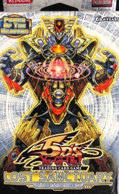 YUGIOH 5DS LOST SANCTUARY STRUCTURE DECK! 1ST EDITON NOT SEALED-image