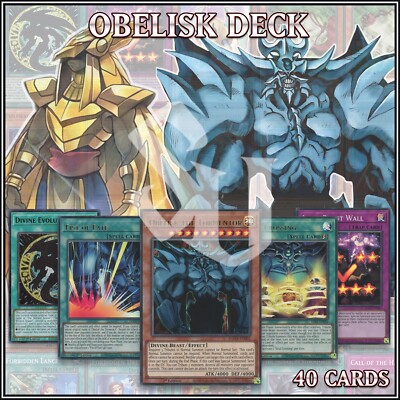 YuGiOh EGYPTIAN GOD DECK: OBELISK THE TORMENTOR 40 CARDS🔥-image