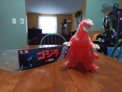T-Base GMK Godzilla Soft Vinyl Meat Marble GITD Figure Wonderfest EX US Seller!-image