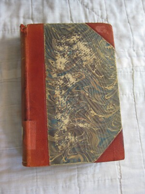 RARE NATURAL HISTORY GEOLOGY JOURNAL BOOK CHARLES DARWIN 1898 ANTIQUE LEATHER-image