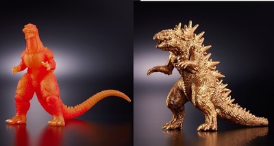 set Movie Monster Series GODZILLA Figure 2004 LAST SCENE 2023 Memorial Gold-image