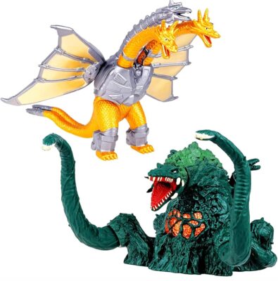 Godzilla Figures Kings of The Monsters - 2 pcs, Biollante 5 and King Ghidorah...-image
