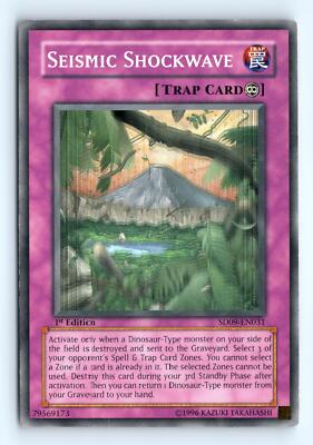 Yu-Gi-Oh Seismic Shockwave #SD09-EN031 Structure Deck: Dinosaur's Rage tcg LP-image