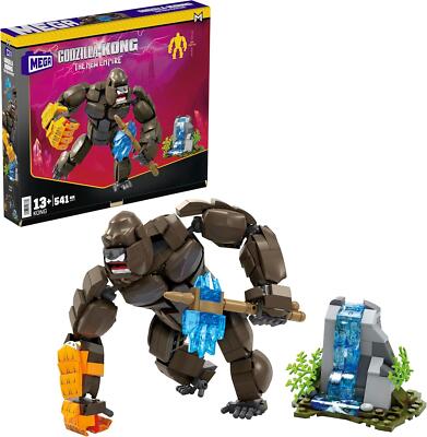 Mega Godzilla X Kong The New Empire Building Set Action Figure Kong With 541 And-image