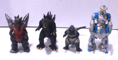 Lot of 4 Godzilla 4