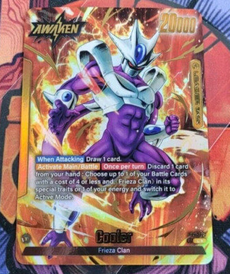 ✨Cooler Leader Alt Art Secret Rare FB01-105 Dragon Ball Fusion World Card Eng-image