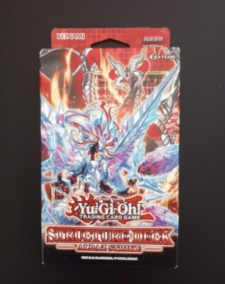 Konami Yu-Gi-Oh! TCG Structure Deck Albaz Strike Trading Card Game - 44 Cards-image