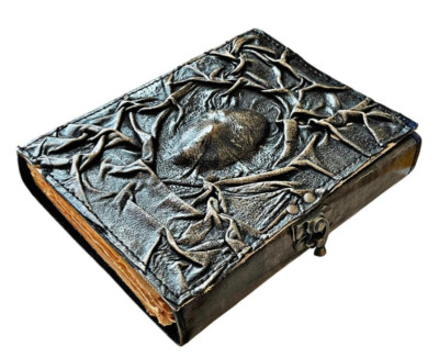 Leather Bound Vintage Journal for Women Men Book of Shadow Lock Closure gifts-image