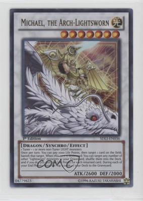 Michael the Arch-Lightsworn 1st Ed. YuGiOh Realm of Light Structure Deck gl9-image