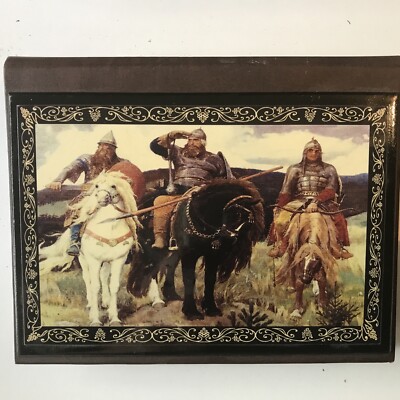 Photo Album 4X6,  96 Pockets Pictures 48 Pages Book From Russia Horses Norsemen-image