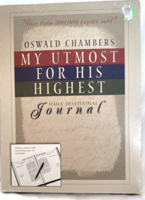 1963 My Utmost for His Highest Devotional Journal by Oswald Chambers Leather-image
