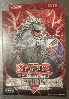 YU-GI-OH  DINOSAURS RAGE STRUCTURE   DECK  1ST EDITION Factory Sealed-image
