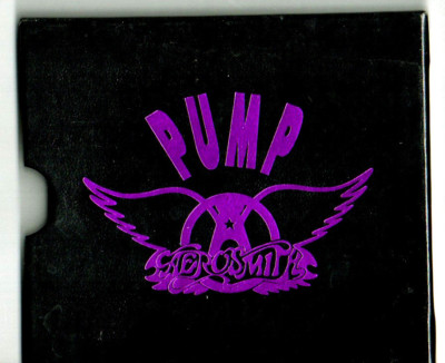  AEROSMITH RARE FAUX LEATHERBOUND PUMP CD OOP-image